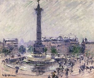 Paris, place de la Bastille, vers 1922