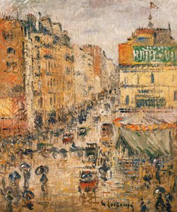 Rue de Clignancourt, Paris, vers 1924