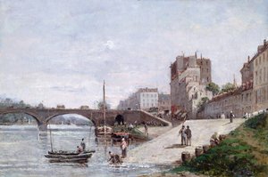 La Seine et le Port de Courbevoie