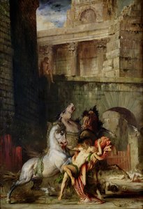 Diomède dévoré par ses chevaux, 1865 - Gustave Moreau