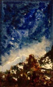 Étude de paysage - Gustave Moreau