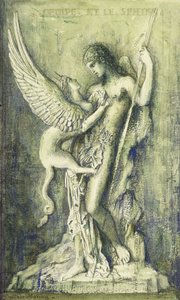Œdipe et le Sphinx - Gustave Moreau