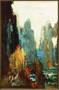 Les sirènes (peinture sur toile) - Gustave Moreau
