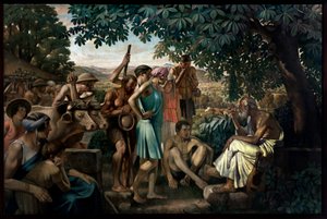 Le Poète éduquant les paysans - Gustave Pierre