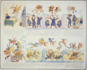 1ère Guerre Mondiale / Noël 1916 / caricature française - Gustave Wendt