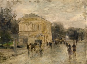Bruxelles sous la pluie - Gustave de Duyts