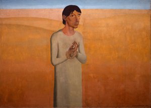 Le Christ dans le désert - Gustave Van de Woestyne