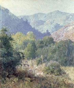 Vue des montagnes de San Gabriel - Guy Rose