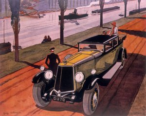 Affiche publicitaire pour les voitures Armstrong Siddeley, 1930