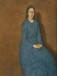 Une jeune femme en bleu - Gwen John