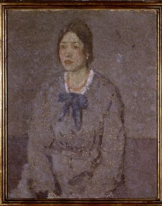 Femme avec un collier de corail - Gwen John