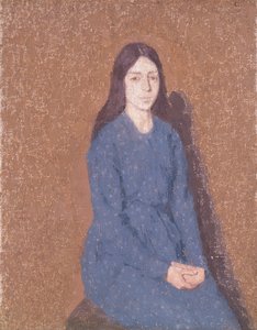 Fille en robe bleue, 1900-1935