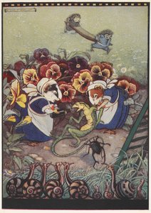 Illustration de deux cochons d