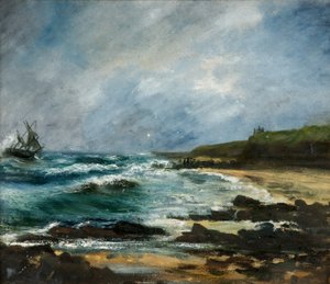 Naufrage du ketch russe Julerneck au large des falaises de Marsden - H.C.B. Scott