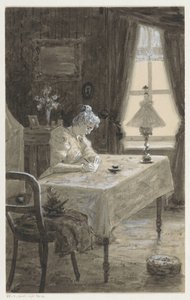 Mimi écrit une lettre