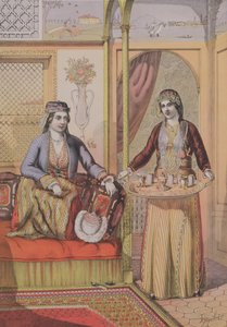 Dames arméniennes à la maison, gravé par Charles Parsons, 1862 - H.J. van Lennep