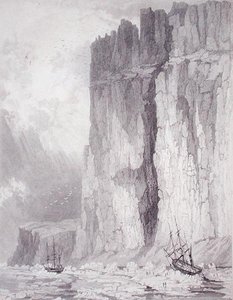 Situation des Navires H.M. Hecla & Fury, 1er août 1825, de 