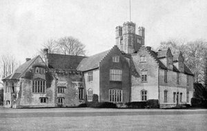 Abbaye de Bisham, Berkshire, vue du nord-est, 1924-1926 - HN King