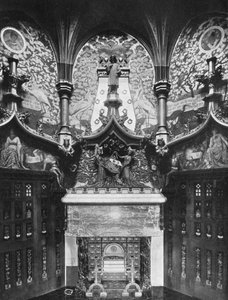 La Salle Chaucer, Château de Cardiff, Pays de Galles, 1924-1926 - HN King