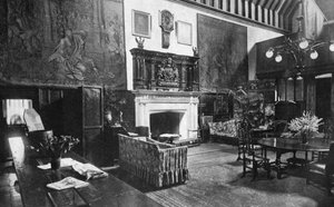 La grande salle, Abbaye de Bisham, Berkshire - HN King