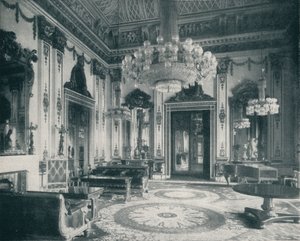 Le salon blanc au palais de Buckingham, vers 1899 - HN King