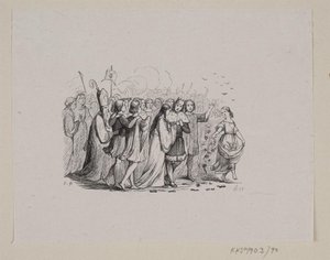 Illustration de "Les Cygnes Sauvages" dans H.C. Andersen, "Contes et Histoires", Tome 1 - H.P. Hansen