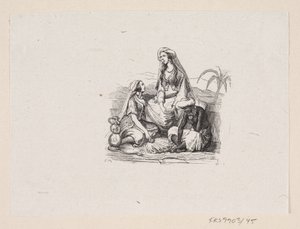 Illustration pour "La malle volante" dans H.C. Andersen, "Contes et histoires", Tome 1 - H.P. Hansen