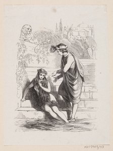 Illustration pour "La Petite Sirène" dans H.C. Andersen, "Contes et histoires", Tome 1 - H.P. Hansen
