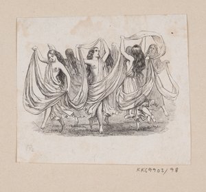 Illustration pour "Elverhøj" dans H.C. Andersen, "Contes et histoires", Tome 2 - H.P. Hansen
