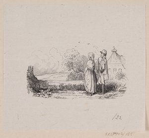 Illustration pour "Le Lin" dans H.C. Andersen, "Contes et Histoires", Tome 2