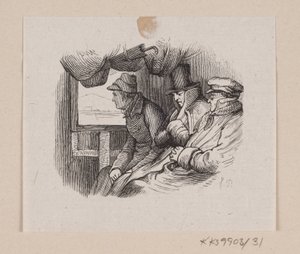 Illustration pour "Les Galoshes du bonheur" dans H.C. Andersen, "Contes et histoires", Tome 1 - H.P. Hansen