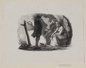 Illustration de "Le Jardin du Paradis" dans H.C. Andersen, "Contes et Histoires", Tome 1