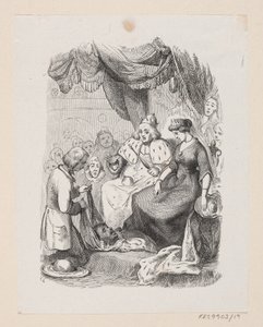Illustration de "Reisekammeraten" dans H.C. Andersen, "Contes et histoires", Tome 1