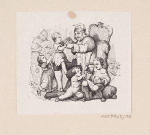 Illustration pour "Le compagnon de voyage" dans H.C. Andersen, "Contes et histoires", Tome 1 - H.P. Hansen