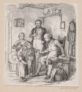 Illustration pour "Sous le saule" dans H.C. Andersen, "Contes et histoires", Tome 2
