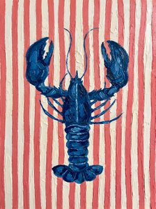 Homard bleu à rayures rouges - HUGO