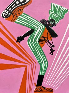 Danse énergique à rayures