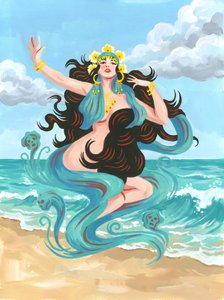 Déesse des vagues - HUGO