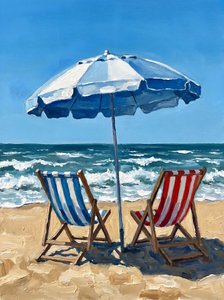 Chaises longues de Sunny Beach