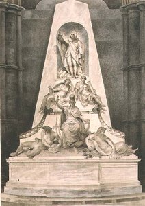 Le tombeau de Lord Chatham, planche I de 