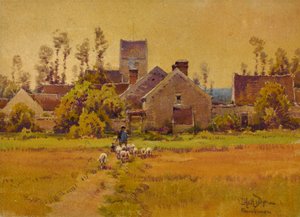 Village français, fin 19e-début 20e siècle - H. Anthony Dyer