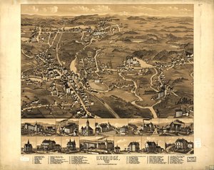 Uxbridge, Mass. 1880 - H. Beck and Pauli Bigelow