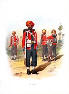 15e Sikhs, vers 1890