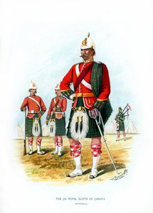 Le 5e Royal Scots du Canada, Montréal, vers 1890