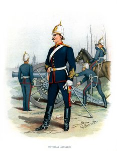 Artillerie victorienne, vers 1890