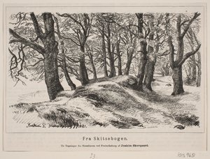 De la forêt de chevaux près de Fredriksborg - H. C. Henneberg
