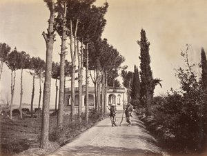 Afghans dans les jardins de Babur, Jalalabad, 1878 - H. Charuis