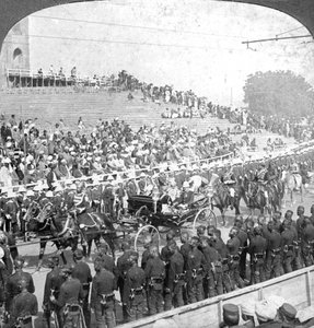 Procession des maharajas, Delhi, Inde, 1912 - H. D. Girdwood