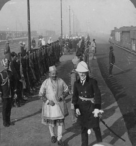 Arrivée officielle du Maharaja de Bénarès à Delhi, Inde
