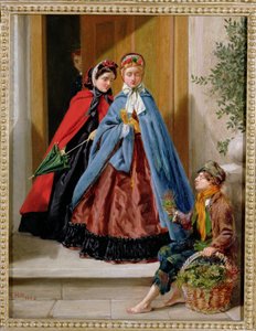 La Vendeuse de fleurs, 1862 - H. Hilt